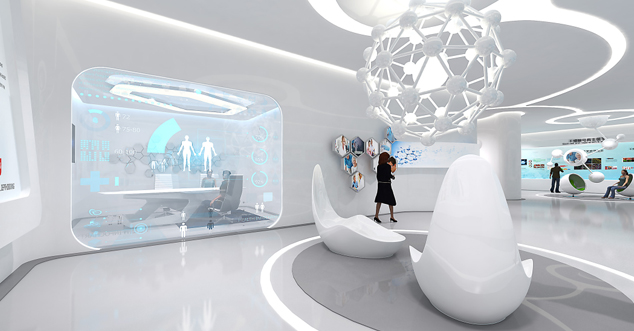 細胞數字展廳設計